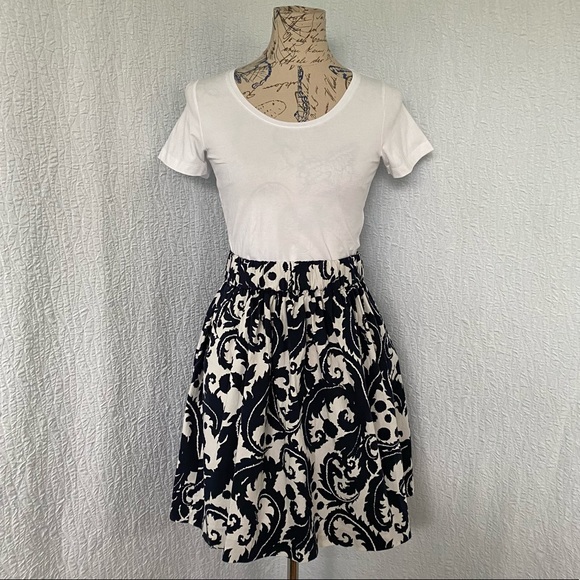 Banana Republic Milly Collection Damask Skirt - Picture 2 of 12